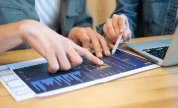 seo strategy, going over search engine plan and data
