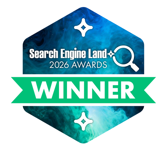 Search Engine Land 2026 Awards Winner badge